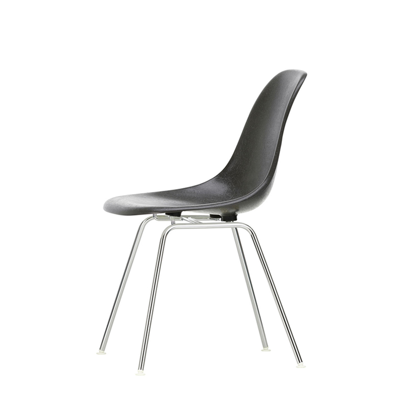 Chaise EAMES FIBERGLASS CHAIR DSX Gris foncé Eames VITRA