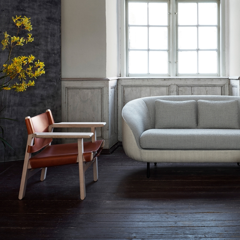 Fauteuil THE SPANISH CHAIR Cognac FREDERICIA