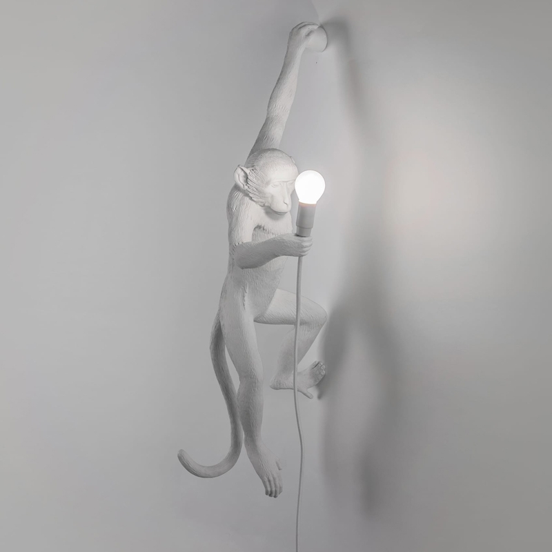 Applique MONKEY Hanging Blanc SELETTI