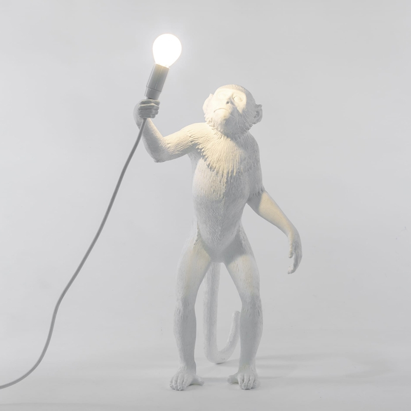 Lampe à poser MONKEY Standing Blanc SELETTI