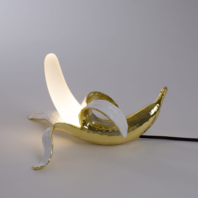 Lampe à poser BANANA DEWEY Doré SELETTI