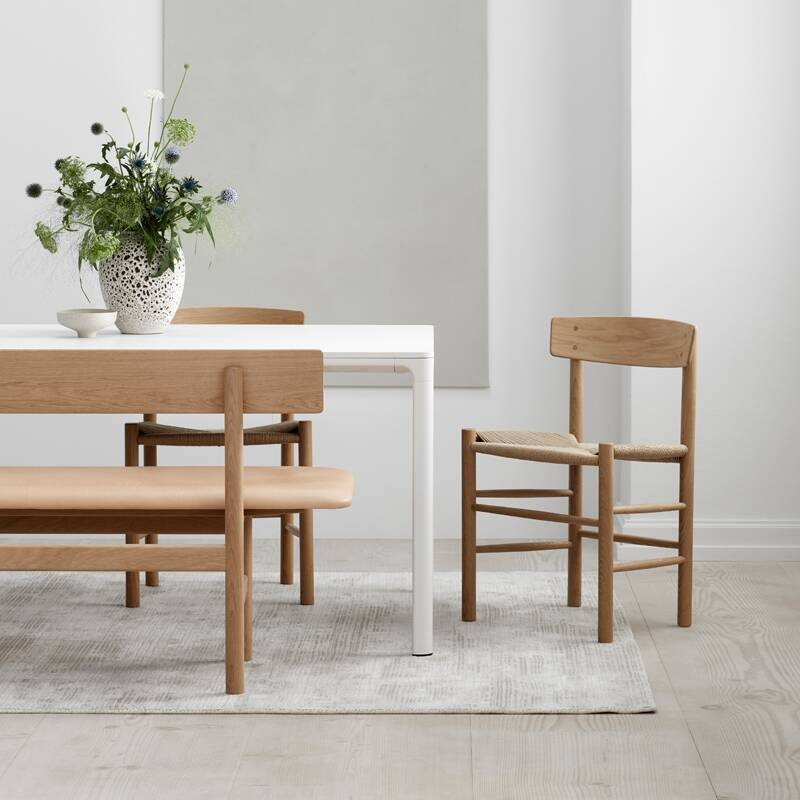 Chaise MOGENSEN J39 Noir FREDERICIA