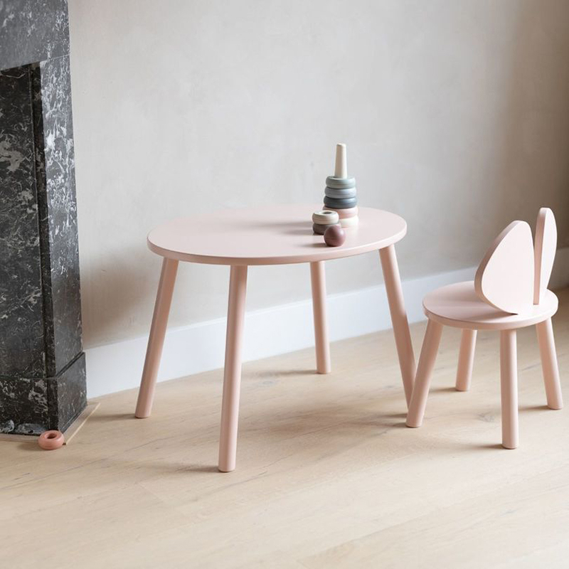 Siège enfant Chaise enfant MOUSE 2 à 5 ans Rose NOFRED