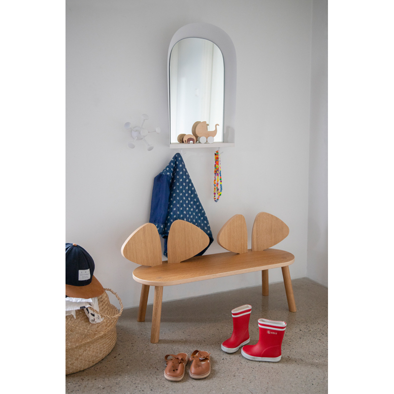 Siège enfant Banc enfant MOUSE 2 à 5 ans Chêne NOFRED