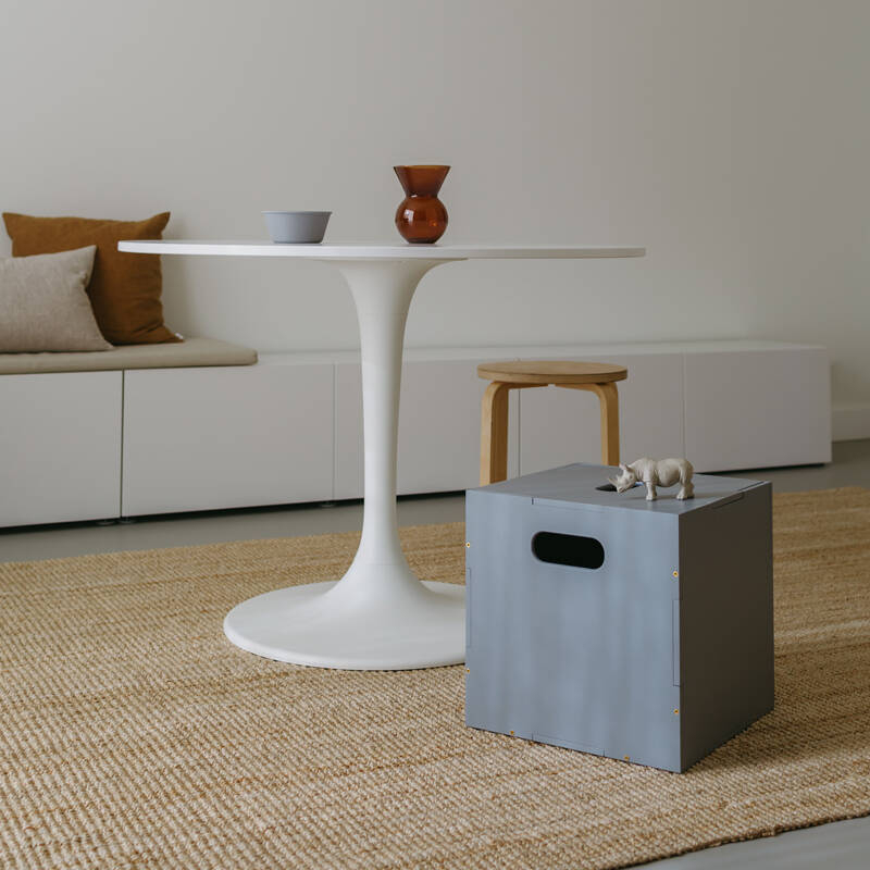 Rangement enfant Rangement CUBE Gris NOFRED