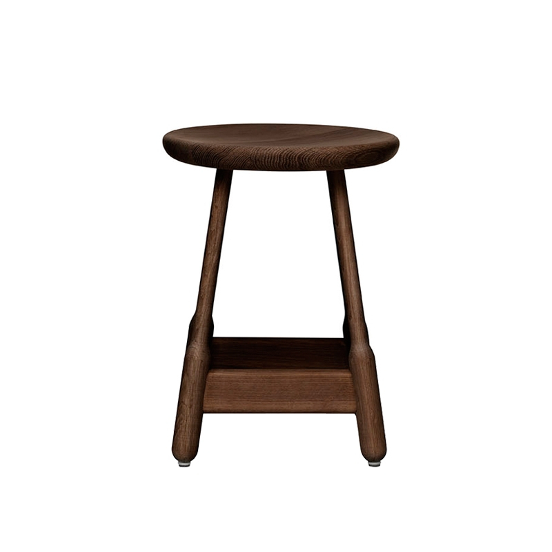 Tabouret ALBERT STOOL Noyer MASSPRODUCTIONS