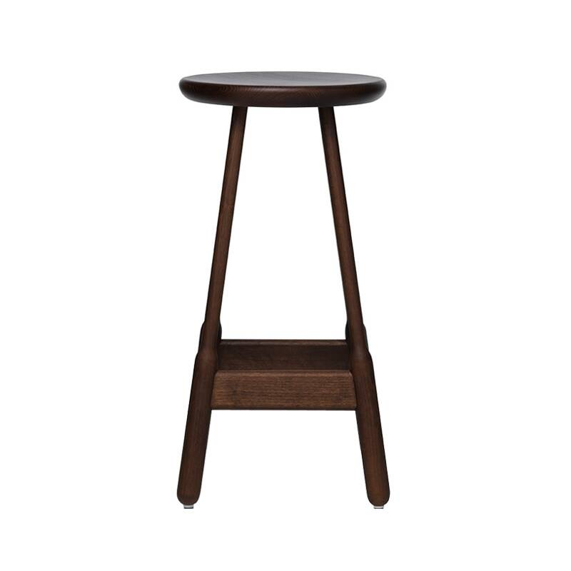 Tabouret haut ALBERT BAR STOOL Noyer MASSPRODUCTIONS