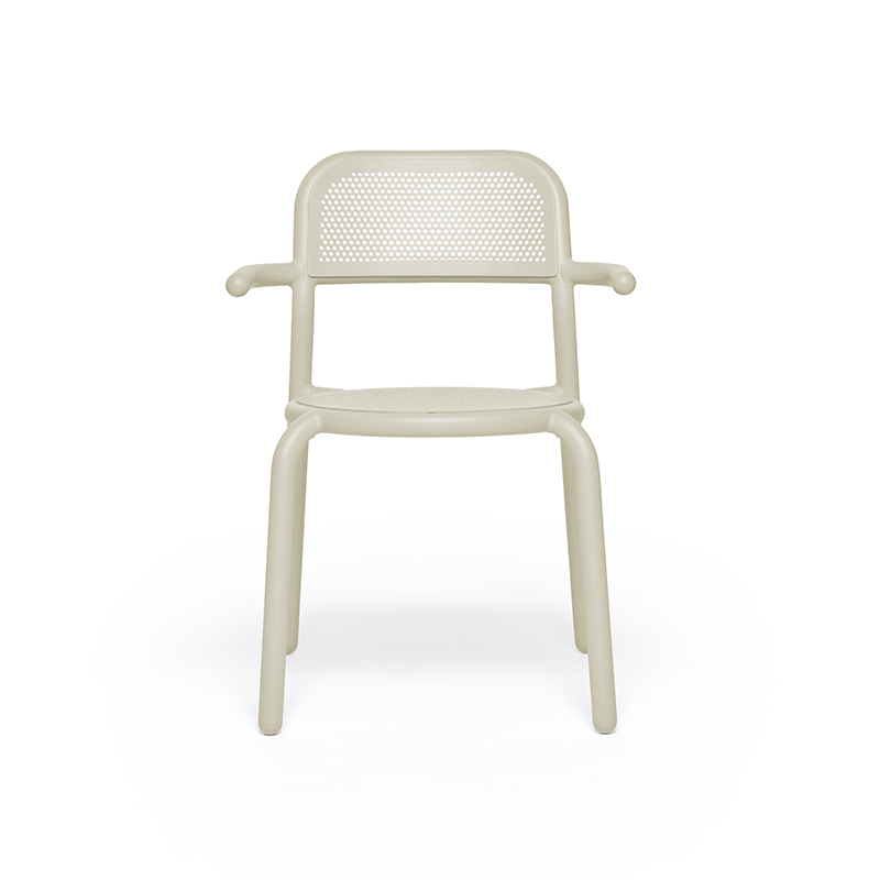 Chaise extérieur TONÍ avec accoudoirs Lot de 2 Desert FATBOY