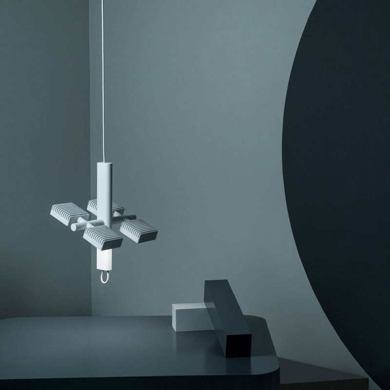 Suspension DORVAL Noir texturé LAMBERT & FILS