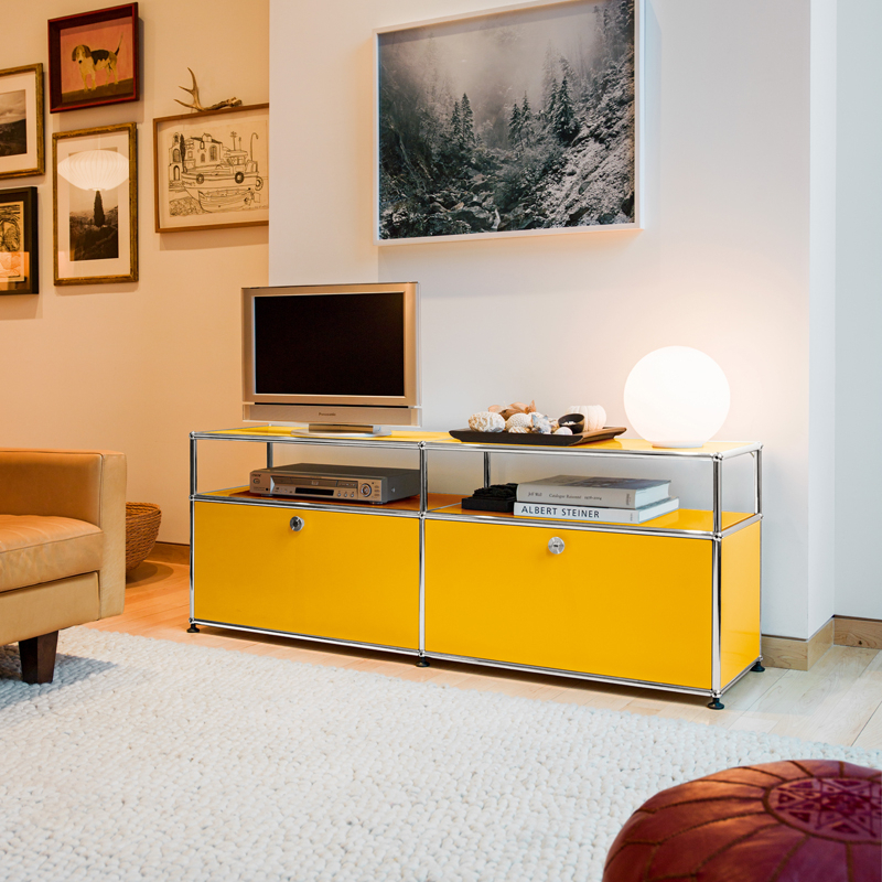 Meuble de rangement USM HALLER O2 Gris clair USM HALLER