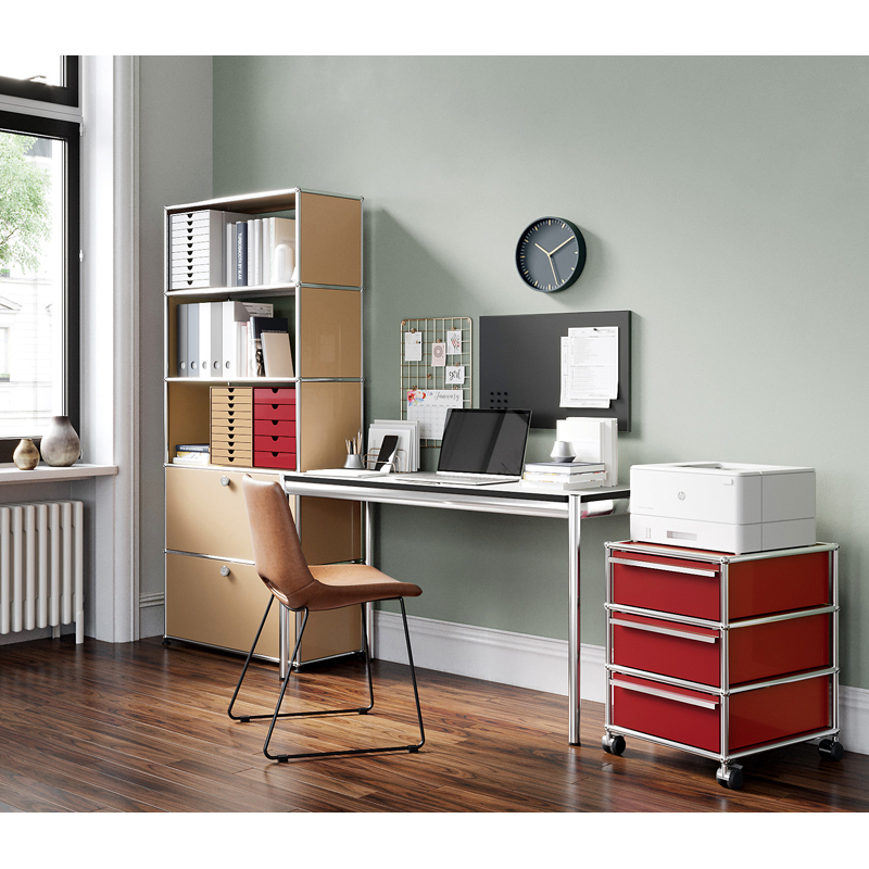 Bureau USM HALLER L 150 Linoléum noir USM HALLER