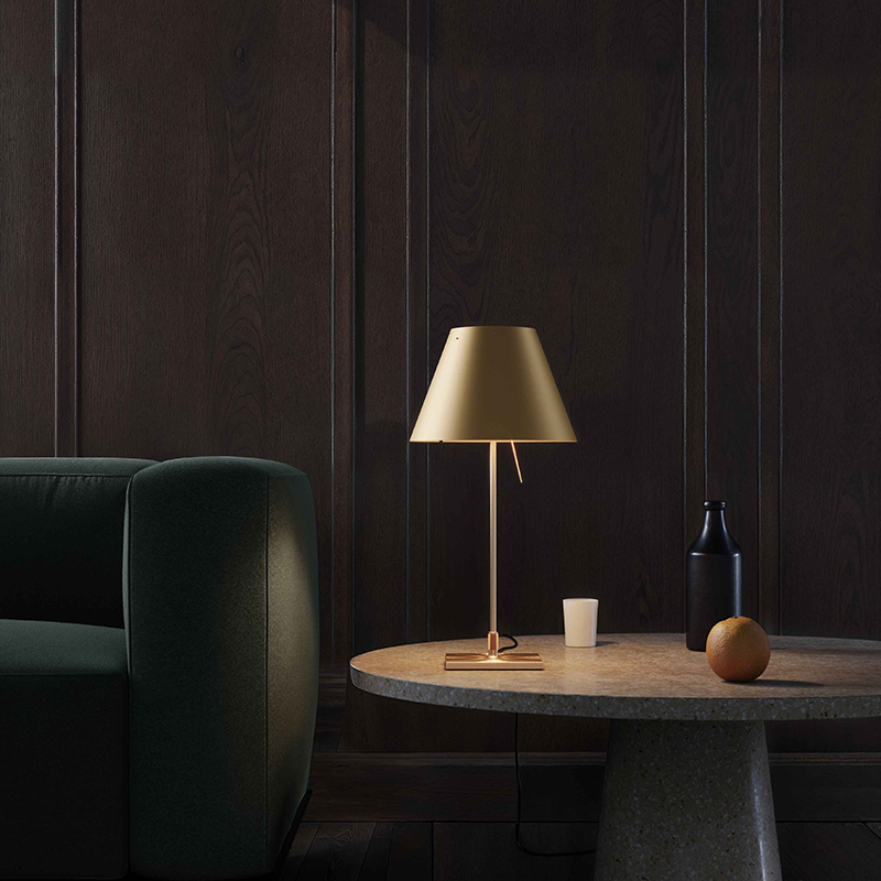 Lampe à poser COSTANZINA Laiton Laiton LUCEPLAN