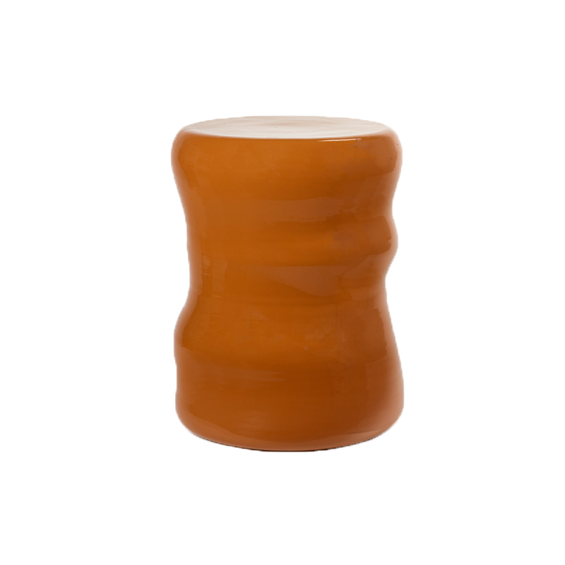 Tabouret PAWN ORGANIC H 45 Orange rouille SERAX