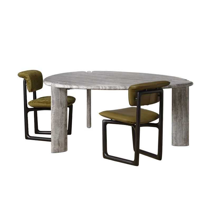 Table ISAMU STONE Travertin BAXTER MADE IN ITALY