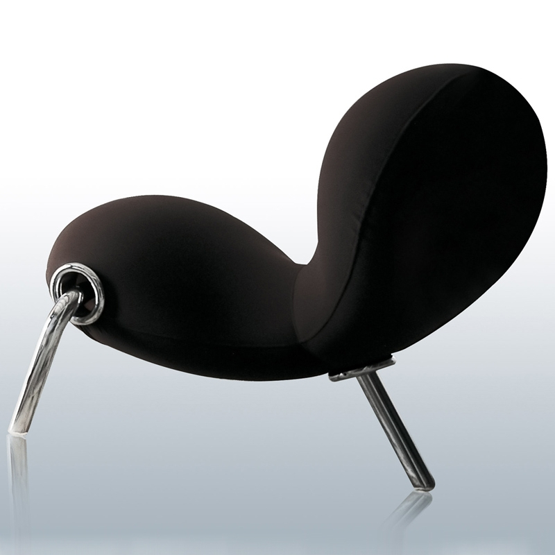 Fauteuil EMBRYO CHAIR Noir CAPPELLINI