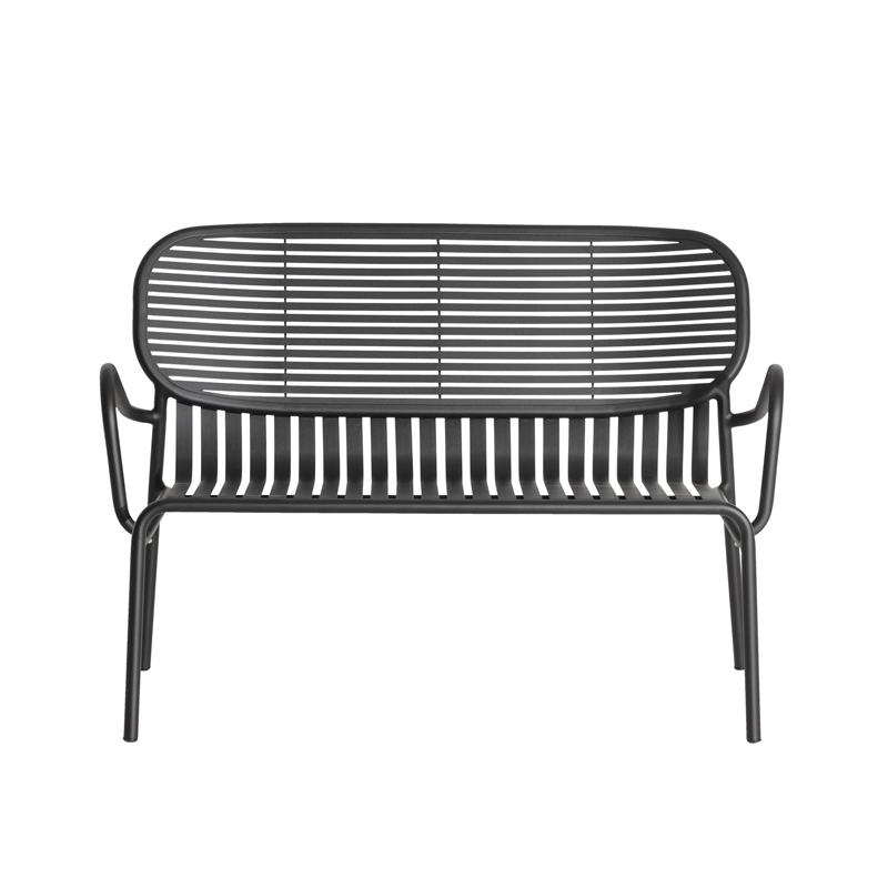 Canapé extérieur WEEK-END Noir PETITE FRITURE