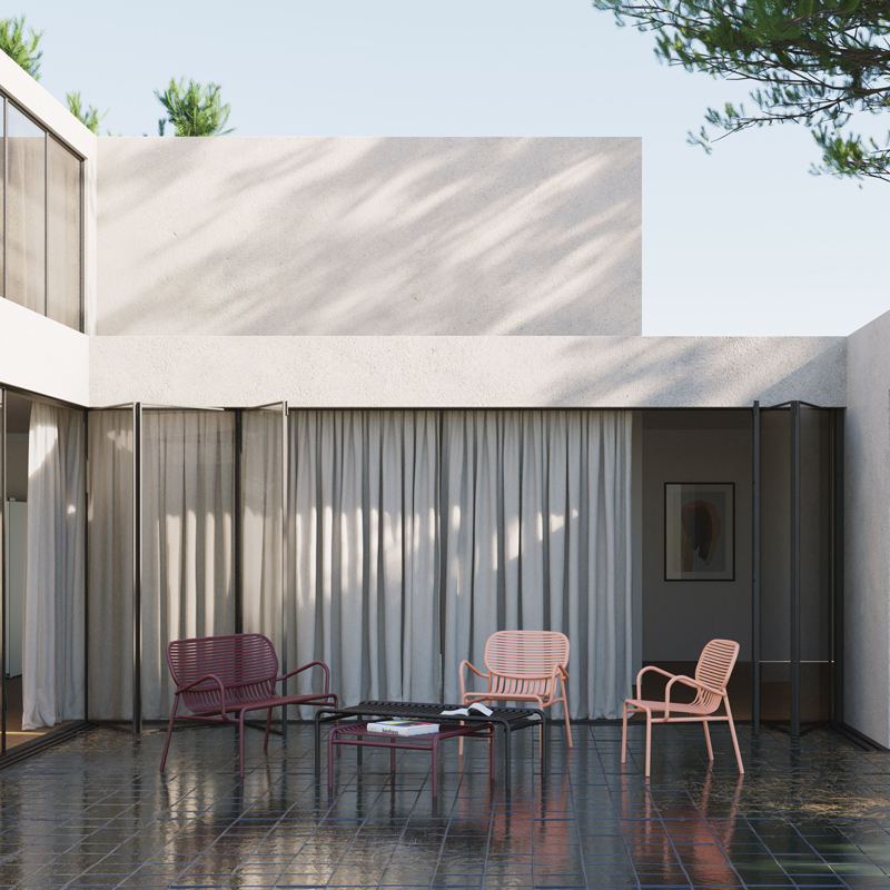 Canapé extérieur WEEK-END Vert menthe PETITE FRITURE