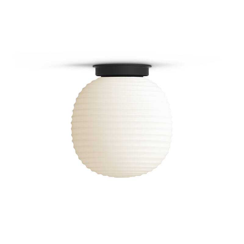 Plafonnier LANTERN Verre opalin blanc NEW WORKS