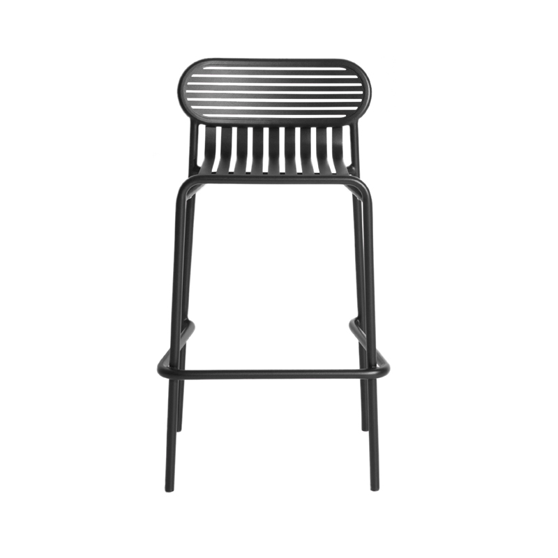Tabouret haut WEEK-END Noir PETITE FRITURE