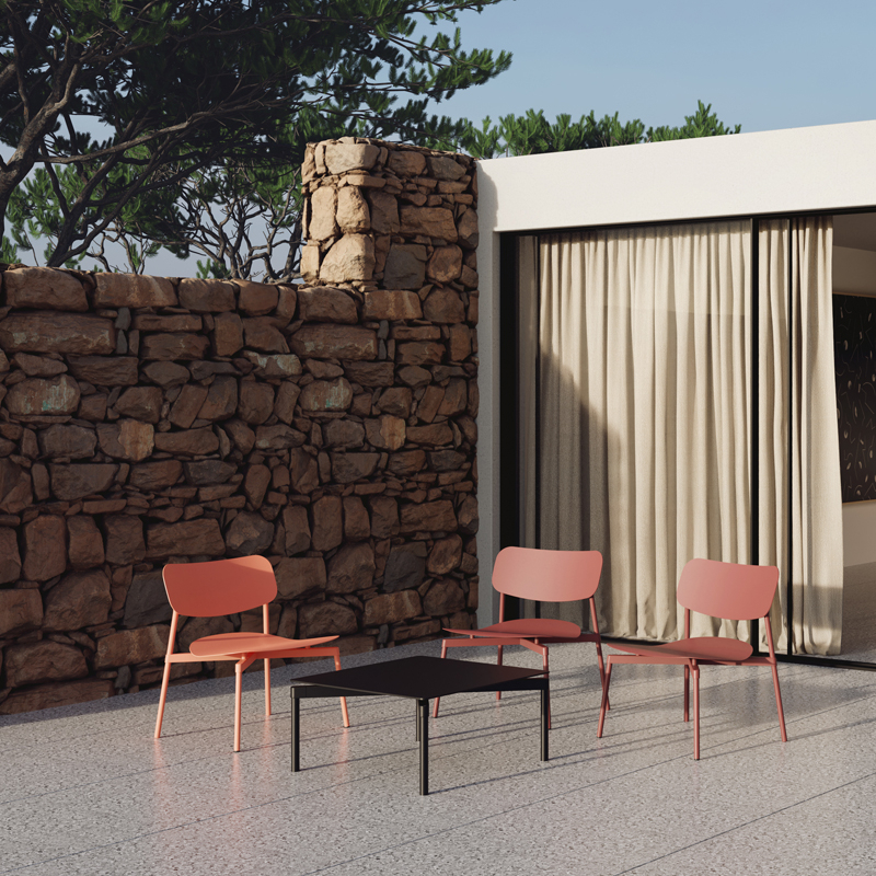 Table basse FROMME Rose PETITE FRITURE