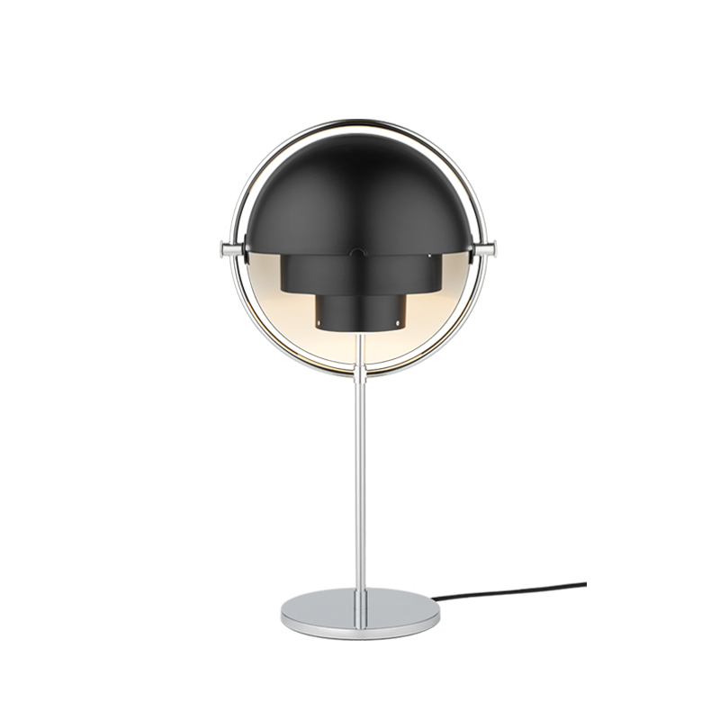 Lampe à poser MULTI-LITE Chrome/ noir GUBI