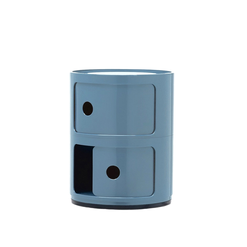 Meuble de rangement COMPONIBILI 2 tiroirs Bleu clair KARTELL