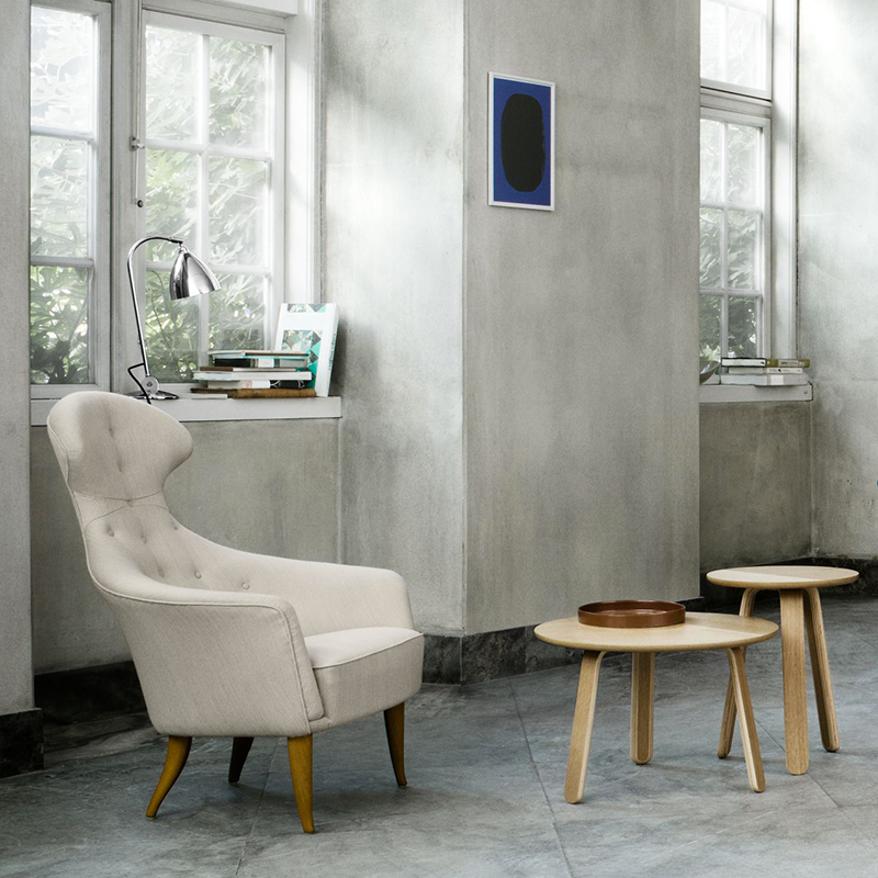 Lampe à poser BESTLITE BL2 Chrome/ blanc GUBI