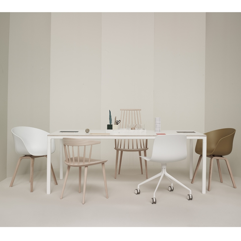 Chaise ABOUT A CHAIR AAC 22 Pastel green HAY