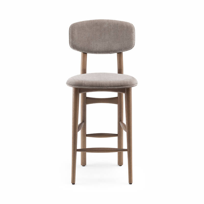 Tabouret haut BUTTERFLY Chêne oxydé / Phlox 243 DE LA ESPADA