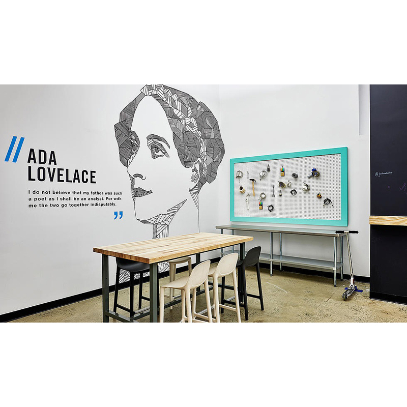 Tabouret haut BROOM STOOL Blanc EMECO