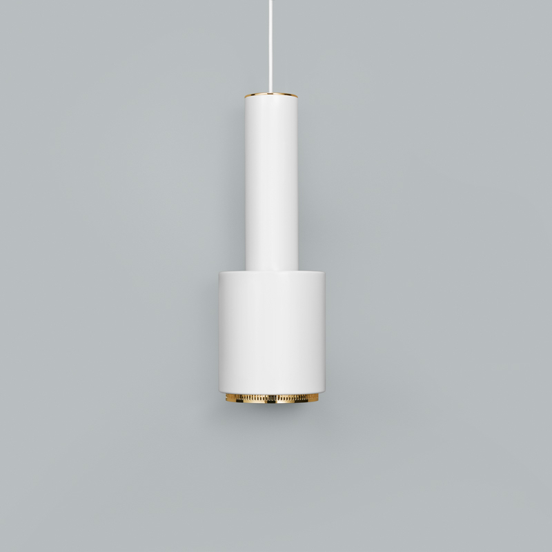 Suspension A110 HAND GRENADE Blanc/ laiton ARTEK