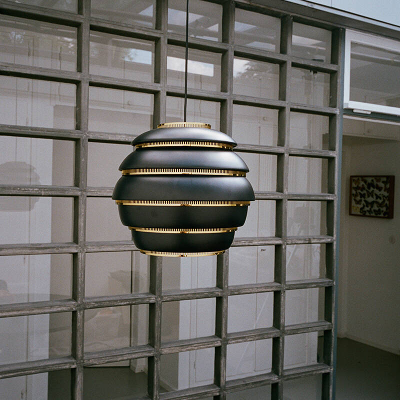 Suspension A331 BEEHIVE Noir/ laiton ARTEK