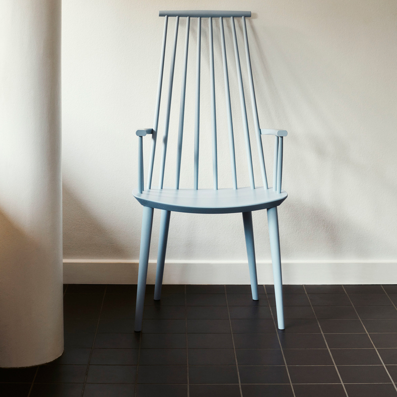 Chaise J110 Bleu ardoise HAY