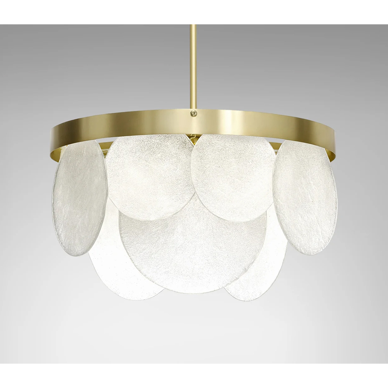 Suspension SASHA Laiton satiné CTO LIGHTING