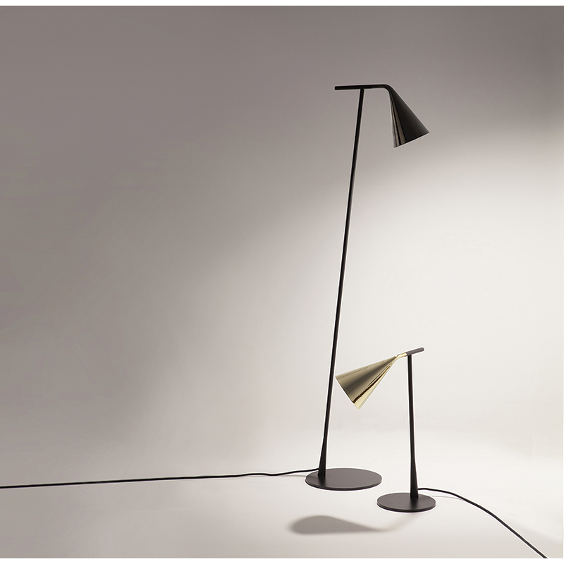 Lampadaire GORDON 561.61 Chrome noir TOOY