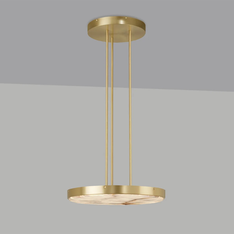 Suspension ANVERS Large Laiton satiné CTO LIGHTING