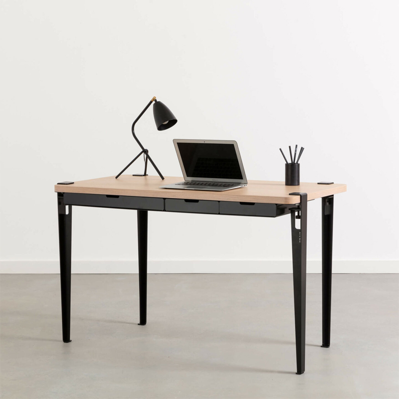 Bureau MONOCHROME Noir graphite TIPTOE
