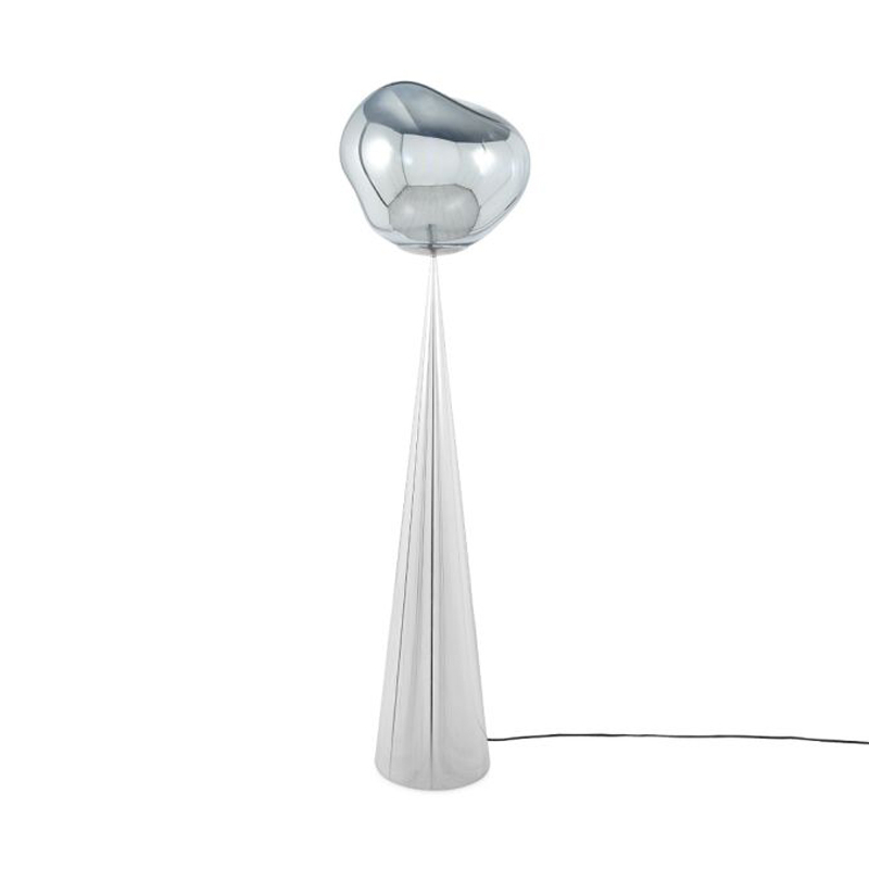 Lampadaire MELT CONE FAT Chrome/ chrome TOM DIXON