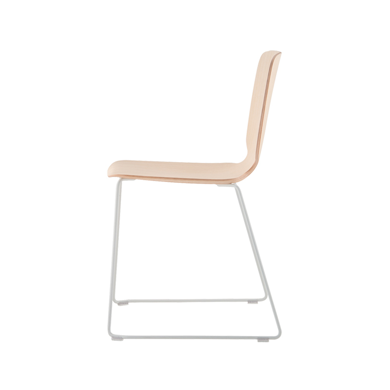 Chaise BABILA 2720 Frêne blanchi/ blanc PEDRALI