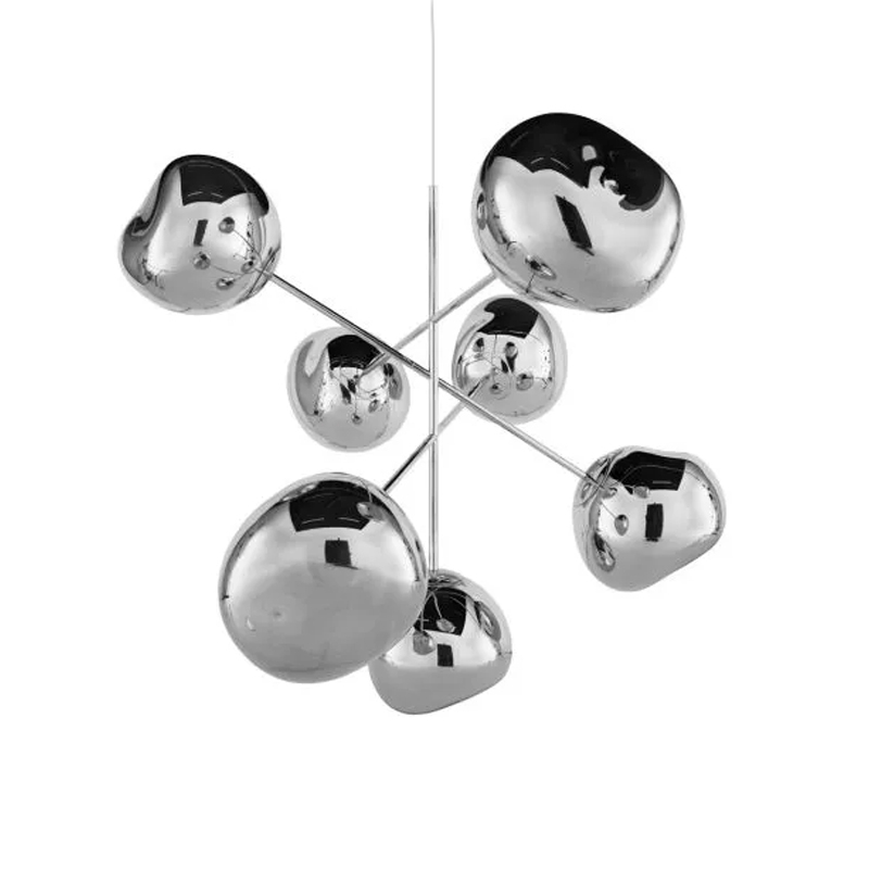 Suspension MELT CHANDELIER LARGE Chrome TOM DIXON