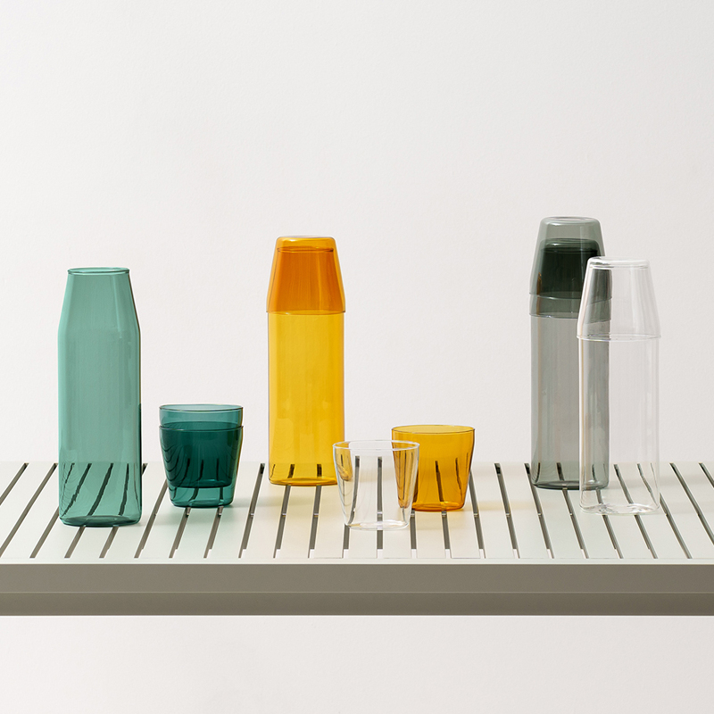 Carafe & verre Set Carafe et 2 verres MILK Jaune NINE