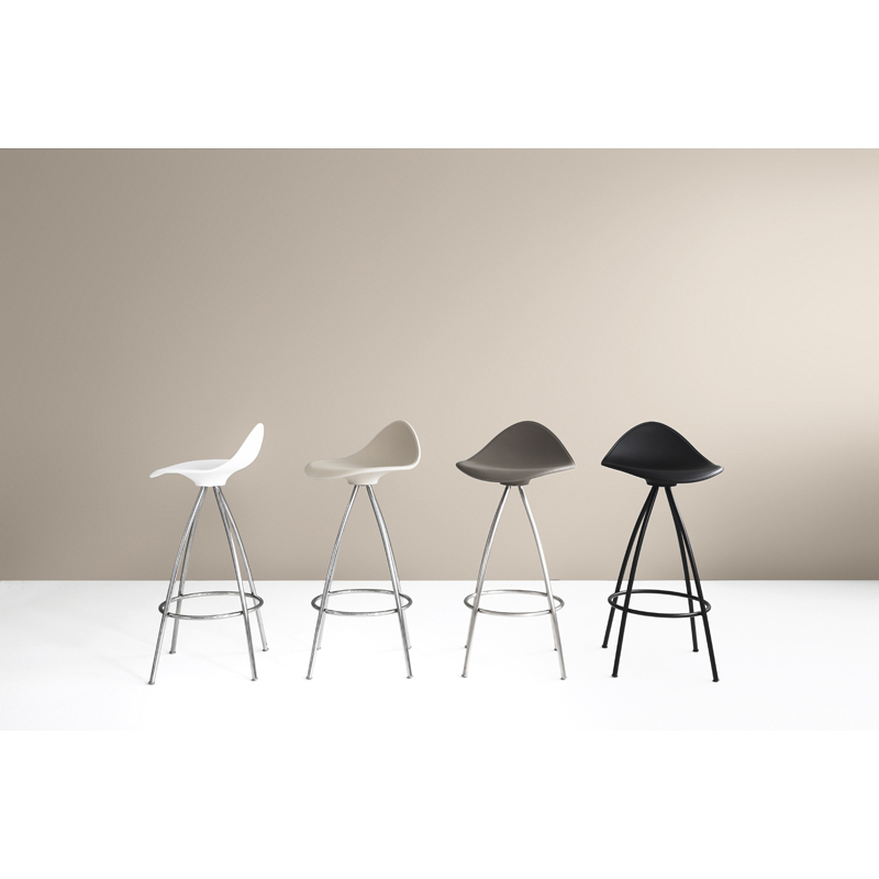 Tabouret haut ONDA Blanc/ chrome STUA