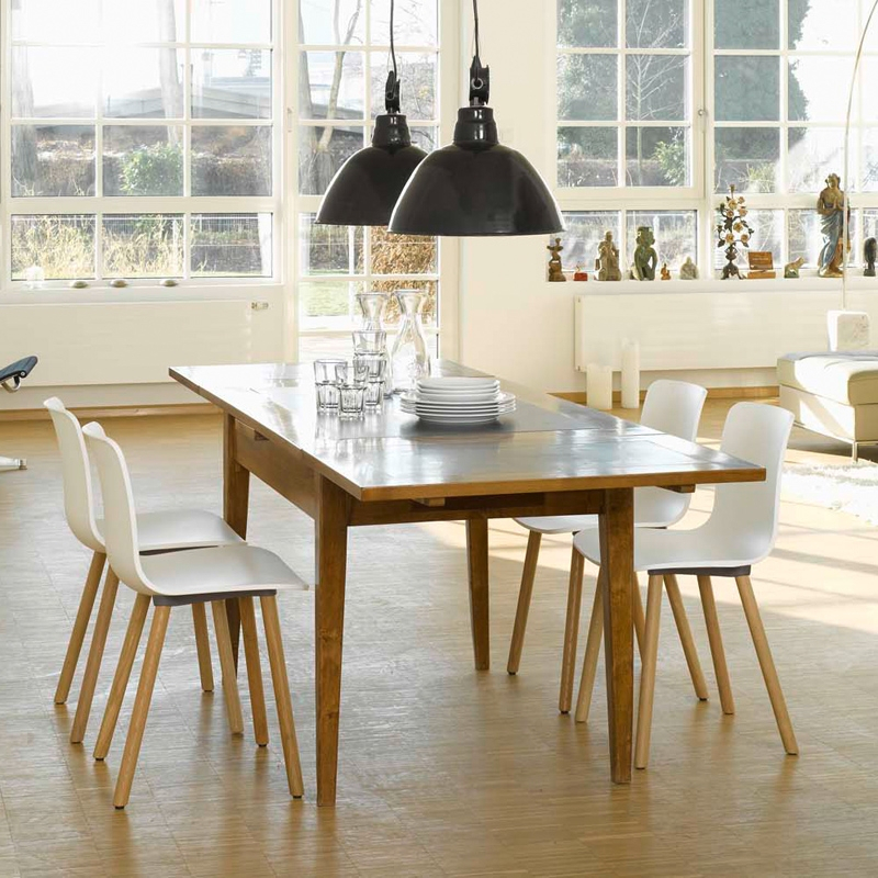 Chaise HAL RE WOOD Brique RE VITRA