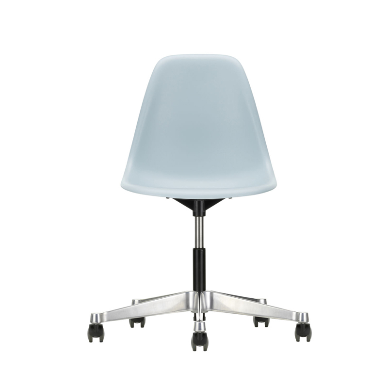 Fauteuil de bureau EAMES PLASTIC SIDE CHAIR PSCC Gris bleuté RE VITRA