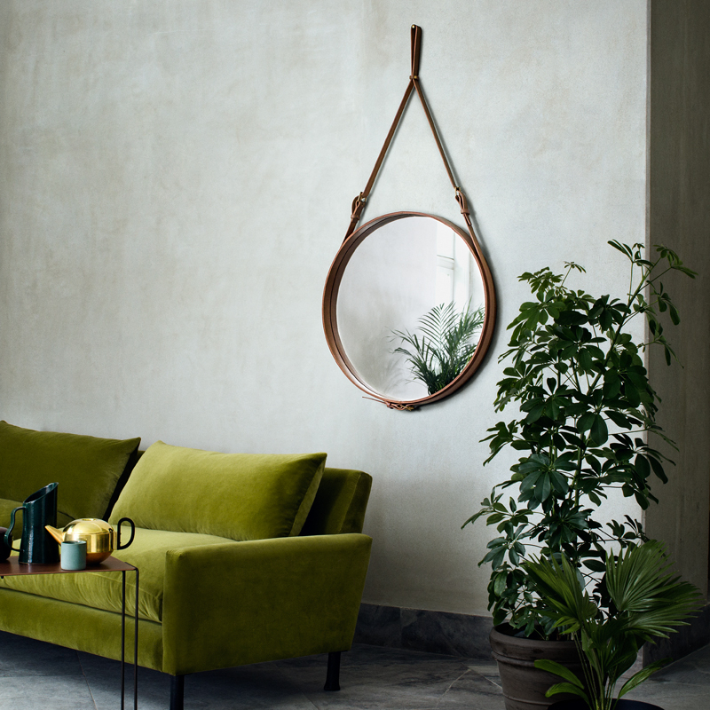 Miroir Miroir ADNET Ø 58 Marron GUBI