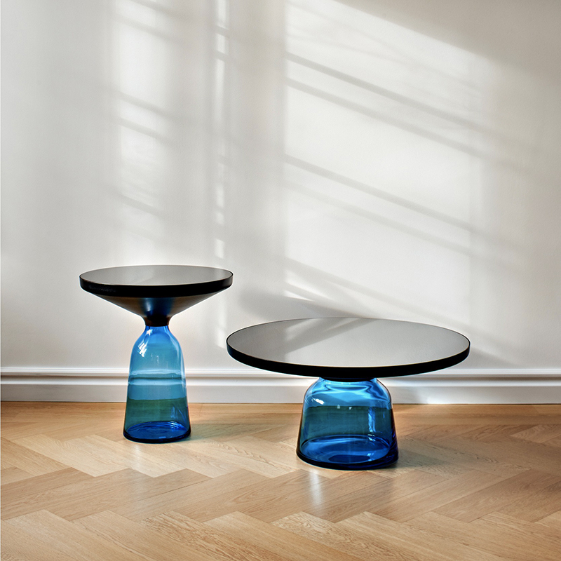 Table basse BELL COFFEE TABLE Bleu saphir/ noir CLASSICON