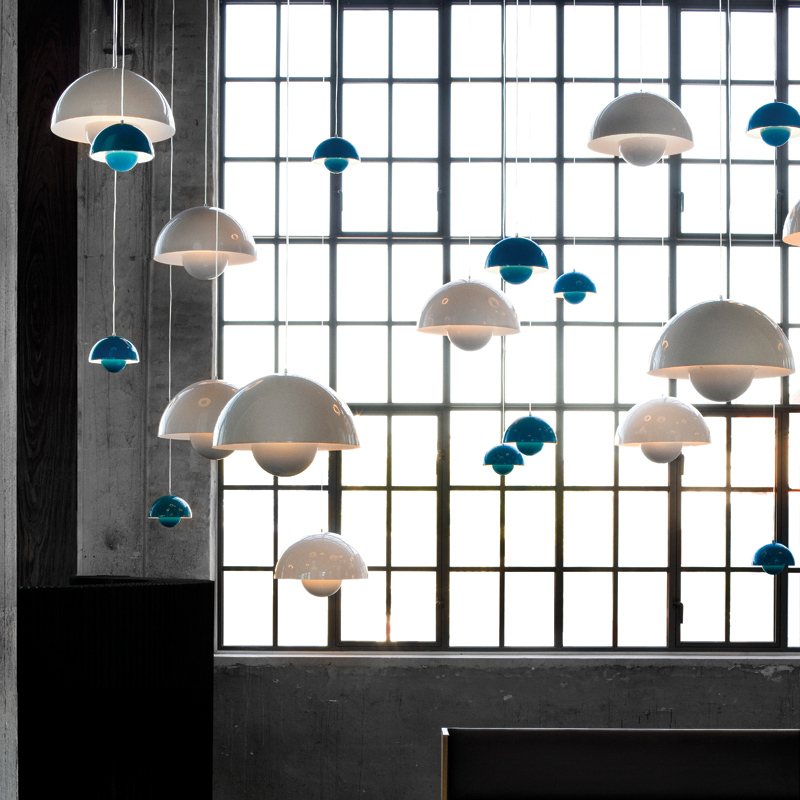 Suspension FLOWERPOT VP1 Blanc mat AND TRADITION