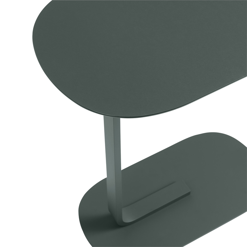 Table d'appoint guéridon RELATE Vert foncé MUUTO