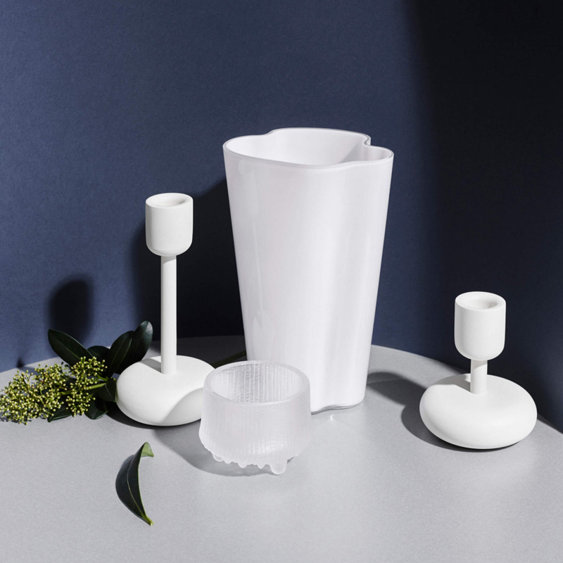 Vase Vase AALTO H 22 Blanc IITTALA