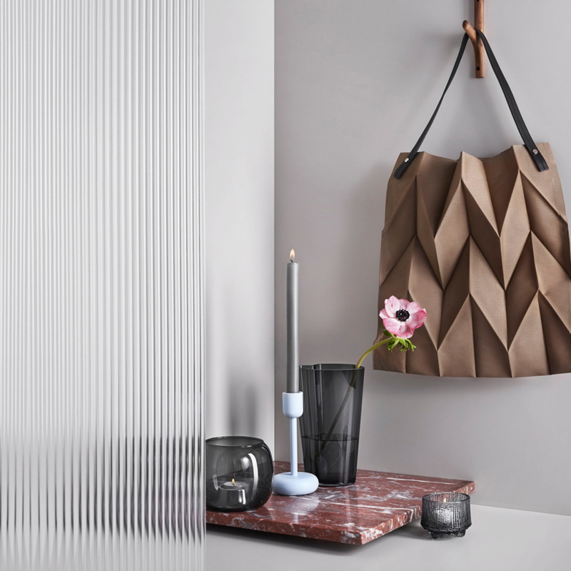 Vase Vase AALTO H 22 Gris foncé IITTALA